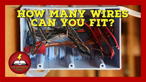 how many wires can be in an electrical box|wire box fill chart.